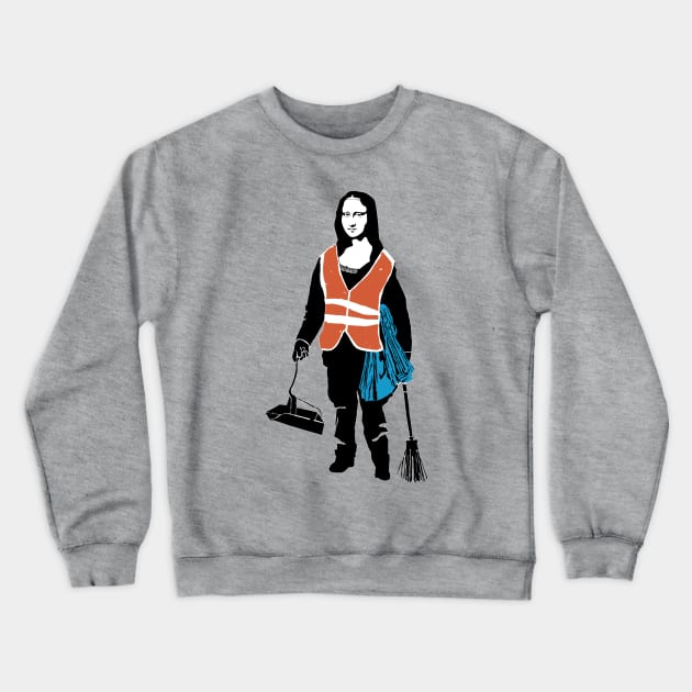 Mona Lisa Crewneck Sweatshirt by SheenGraff